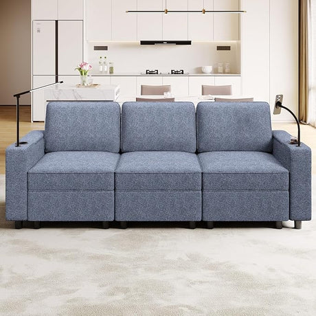 Modular Sectional Sofa,Multifunctional Single Sofa for Living Room with Storage