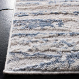 Amelia Collection Accent Rug - 3' x 5', Ivory & Blue, Modern Abstract Design