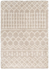 Hapsburg Moroccan Shag Area Rug, 5'3" x 7'3", Beige