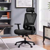 Office Desk Chair, Ergonomic Computer Desk Chair with Adjustable Headrest Armrests