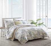 King Comforter Set - Soft Woven Bedding with Matching Pillowcases, 3 Piece (Bakers Bluff Blue)