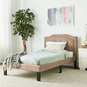 Bed, twin, Brown