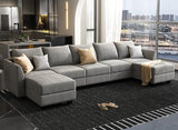 Sectional Couch with Storage Modern Modular Couch U Shaped Sectional Sofa for