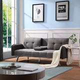 Sofa Sleeper Couch Futon Couch Bed with 2 Cup Holders
