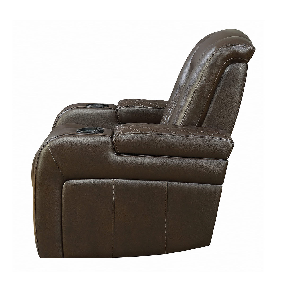 Delangelo Power Motion Reclining Sofa, Brown