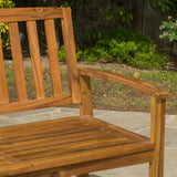 Christopher Knight Home Loja Acacia Bench, Teak Finish