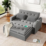76.8'' Pull Out Sleeper Reversible Sectional Storage Sofa Bed, Convertible Velvet Corner Sofa Bed and Reversible