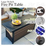 Oversized Patio Furniture Set with Fire Pit Table