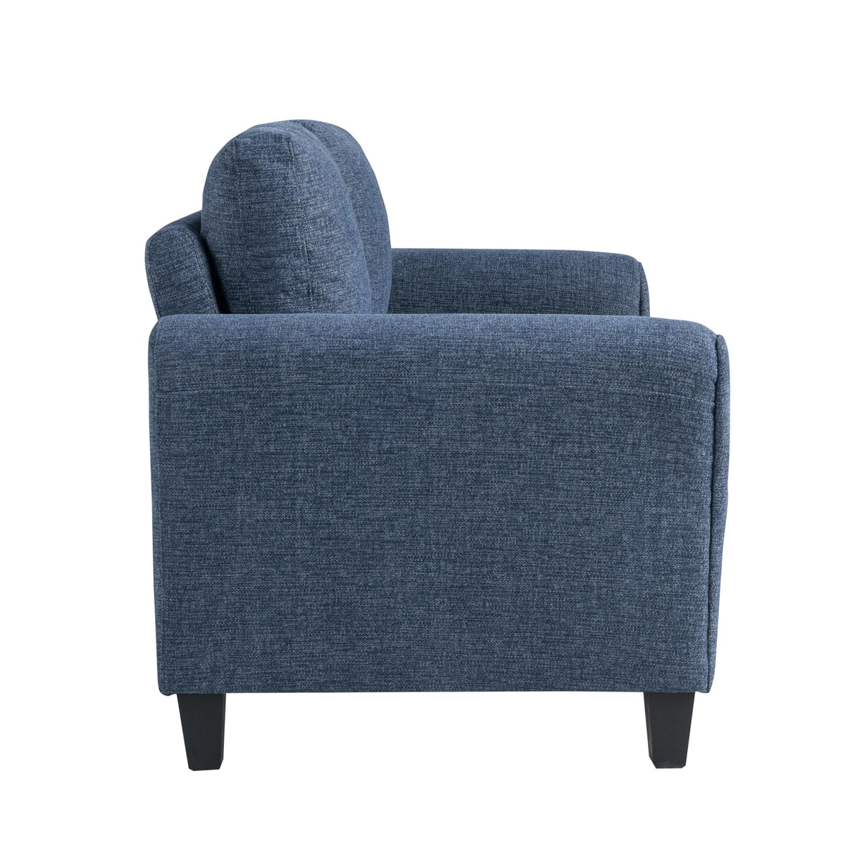 Watford Loveseat with Rolled Arms, Blue