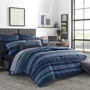 King Comforter Set - Reversible Cotton Bedding with Shams