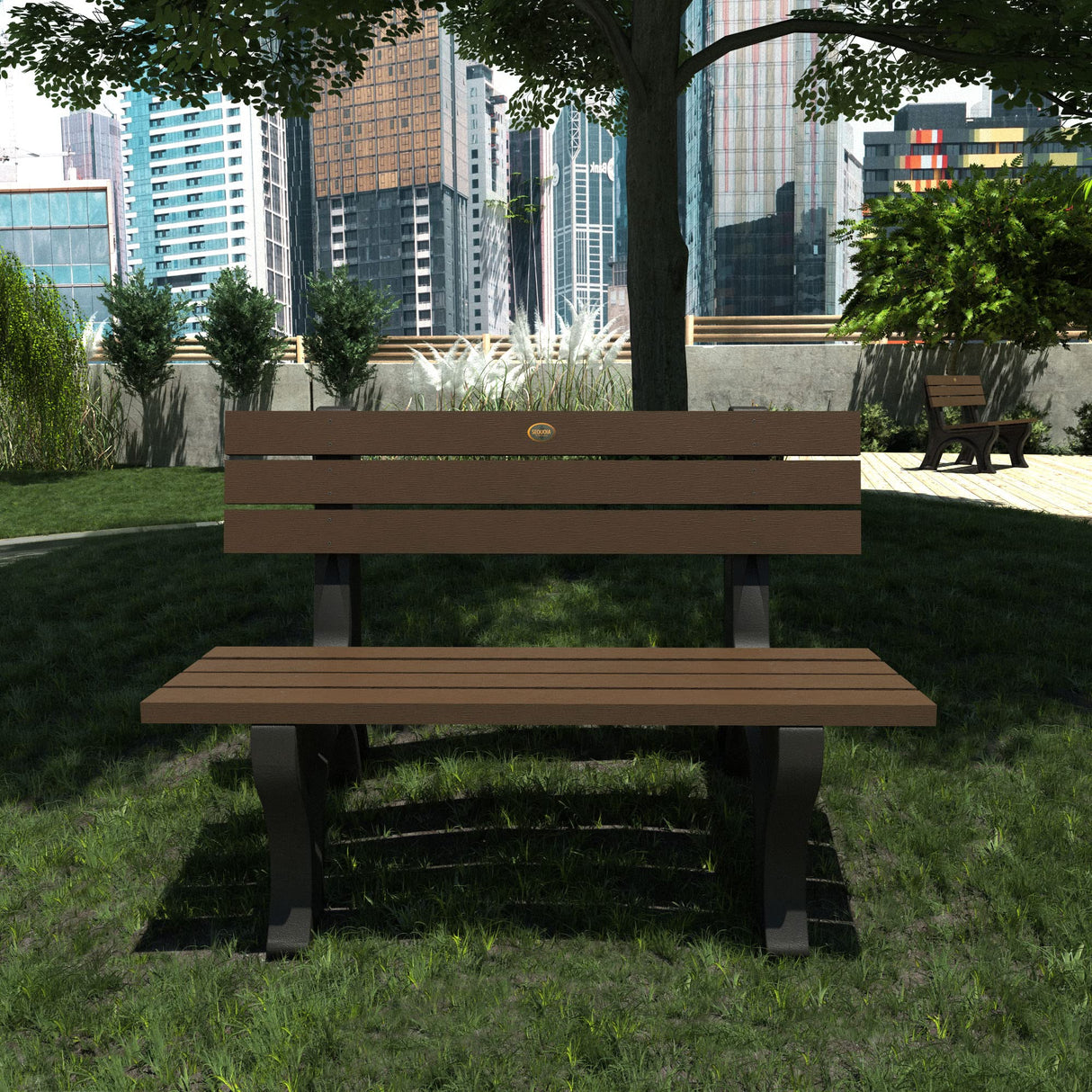 Aurora Traditional 4 ft. Park Bench