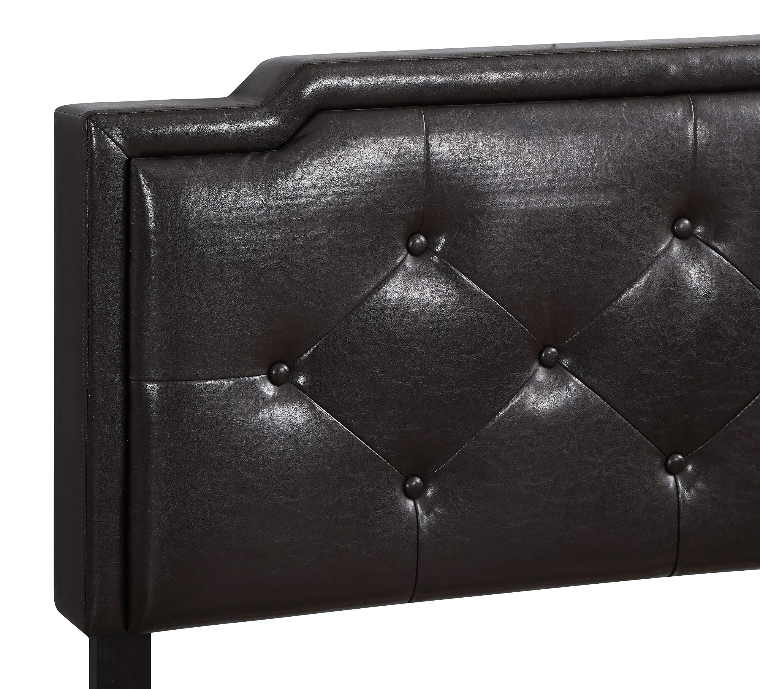 King Size Bed Frame with Wooden Headboard and Footboard