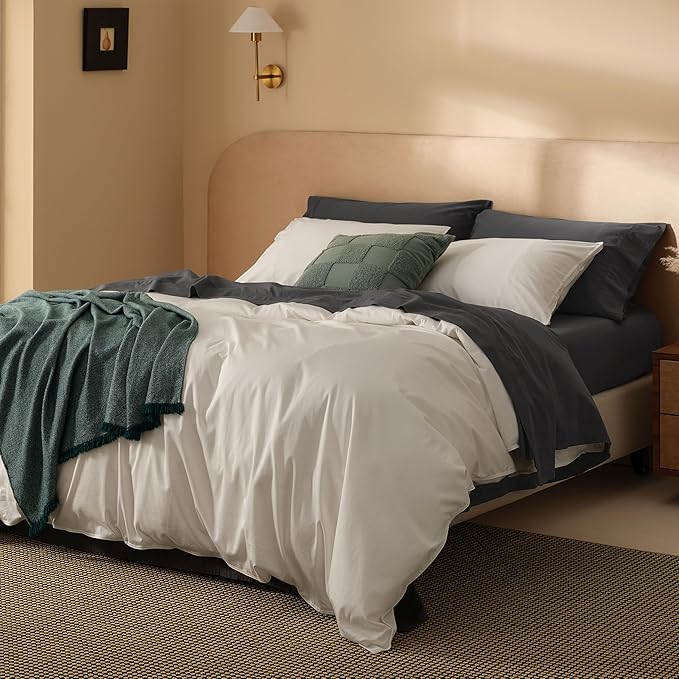 Cashmere Pima Cotton Duvet Cover Set, Mongolian Cashmere