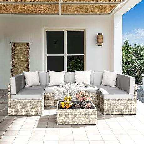 Outdoor Sectional Furniture，Wicker Patio sectional Furniture Sets