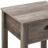 Farmhouse Square Side Accent Table Set-Living-Room Storage End Table