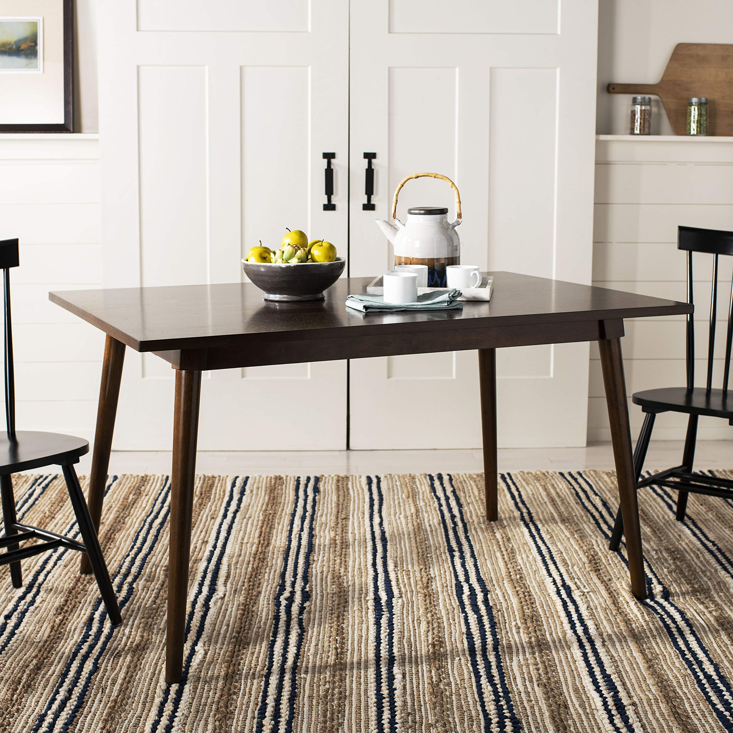 Home Tia Modern Walnut Dining Table