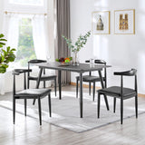 Dining Chairs, Mid Century Dining Chairs Armless with Backrest Modern Kitchen Chairs