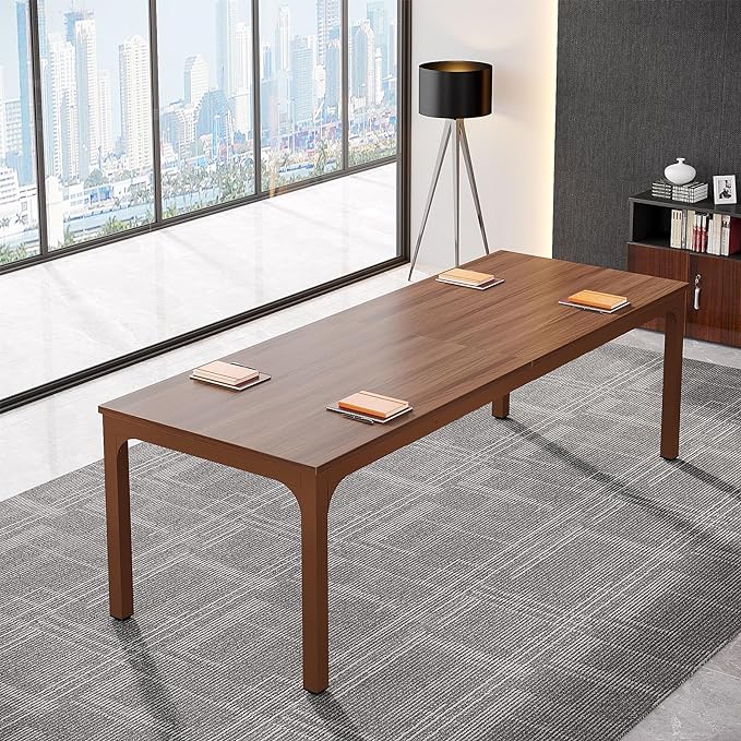 6.5FT Conference Table, 78.7 Inche Rectangle Meeting Seminar Table