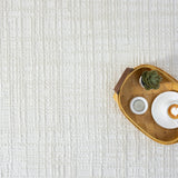 Cream Area Rug 6' x 9' - Textured Weave Design