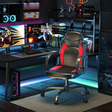 Ergonomic Gaming Office Chair with Lumbar Support - Red