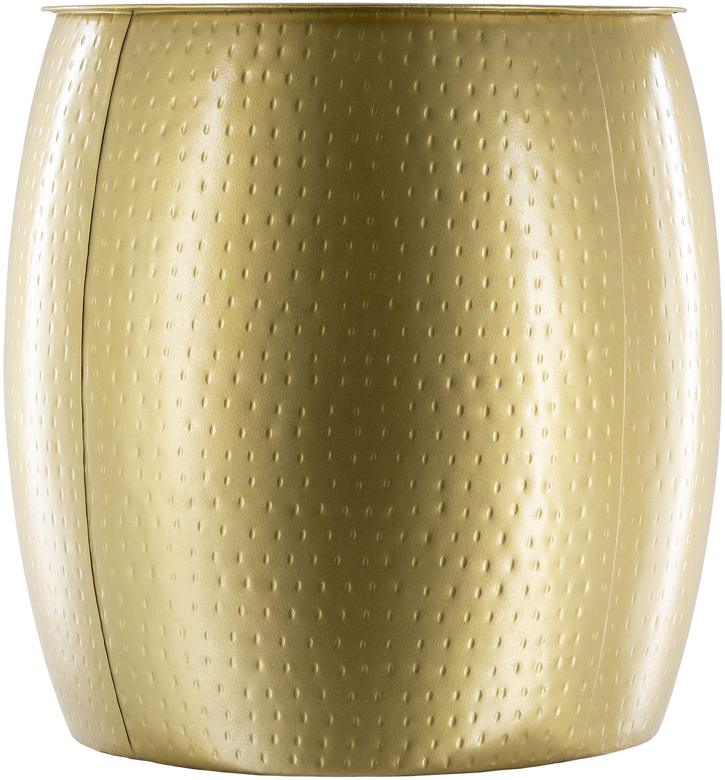 Artistic Weavers Cersei End Table, 17" H W x 15" D, Gold