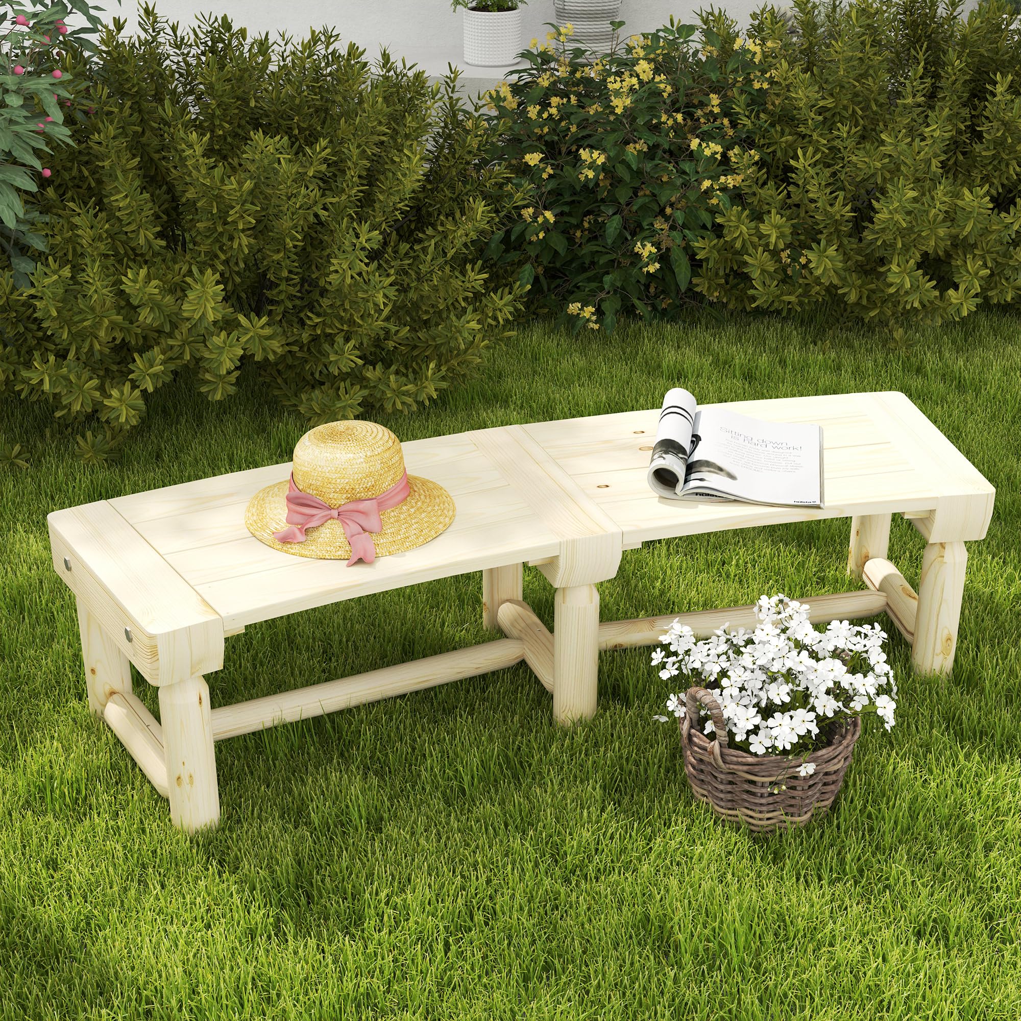 Wooden Garden Bench