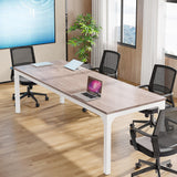 6.5FT Conference Table, 78.7 Inche Rectangle Meeting Seminar Table