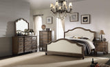 Baudouin 5 Drawer Chest in Weathered Oak