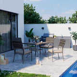 Weather Resistant PE Rattan Table and Chairs