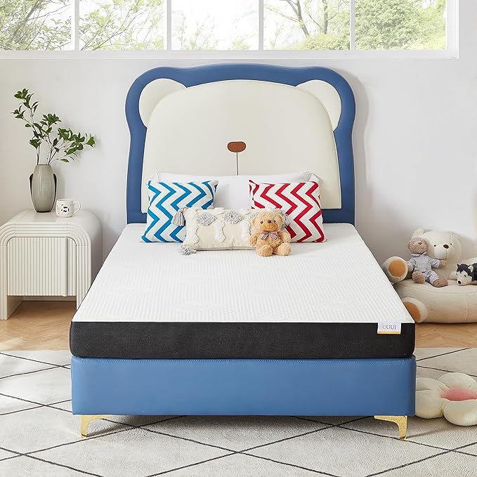 5 Inch Gel Memory Foam Twin Mattress Medium-Firm Twin Bed Mattress for Bunk Bed,