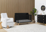 Oxford 6-in-1 Convertible Crib - Greenguard Gold Certified, Ebony/Natural