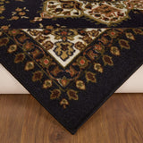 Rugs Alfombras Oriental Traditional 8x10 Non-Skid (Non-Slip) Low Profile Pile Rubber