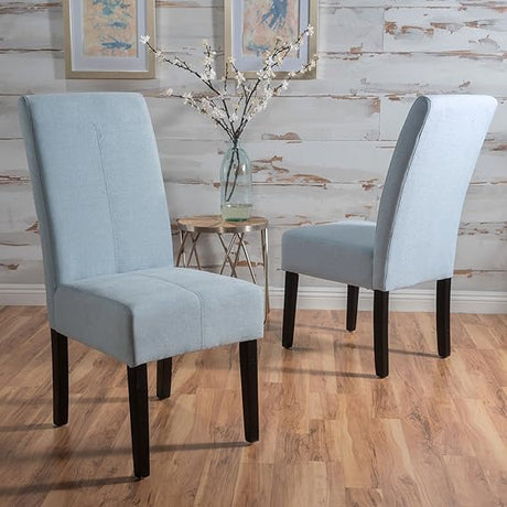 Pertica Fabric Dining Chair (Set Of 2),Wood, Light Grey