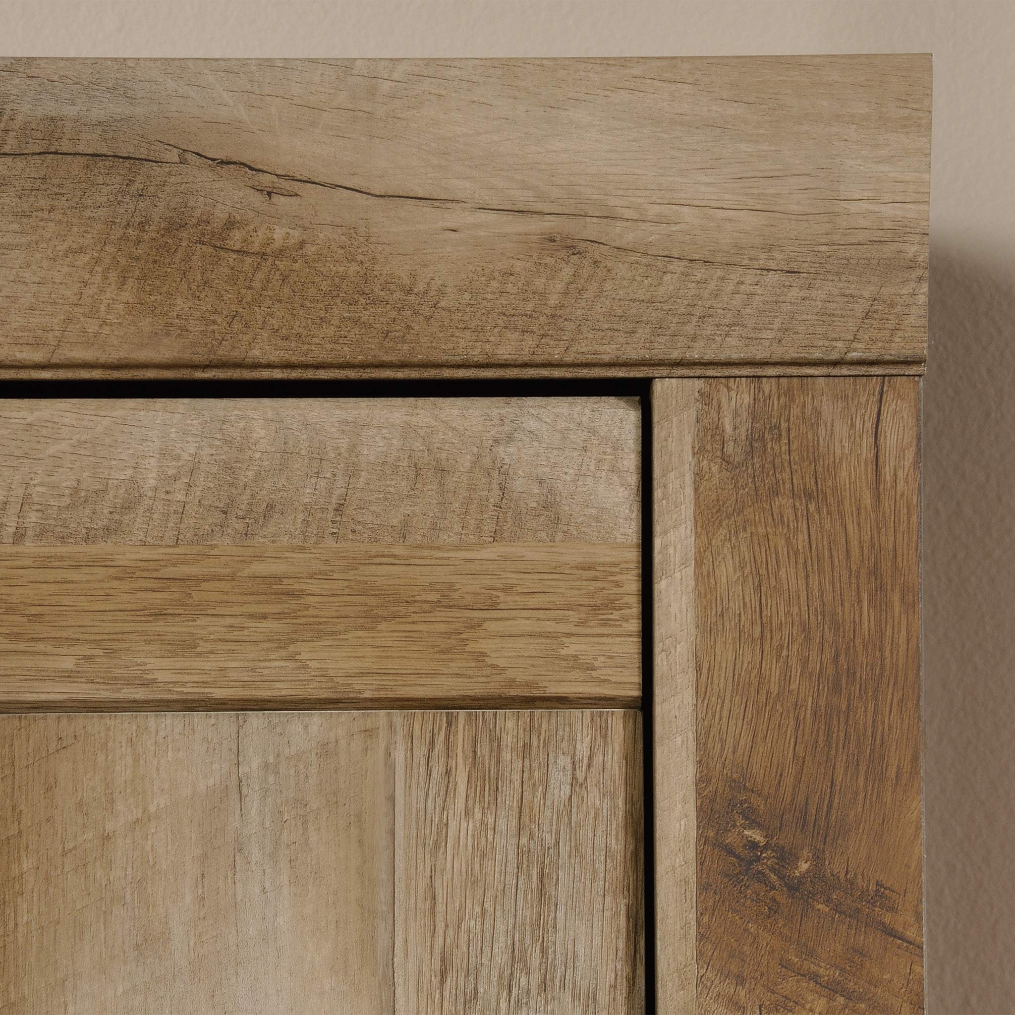 Adept Narrow Storage Pantry Cabinet, ‎L: 22.60" x W: 16.77" x H: 70.98"