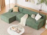 107” Modular Sectional Sofa, Modern Couch Sponge Sectional Sofa Couch for Living Room