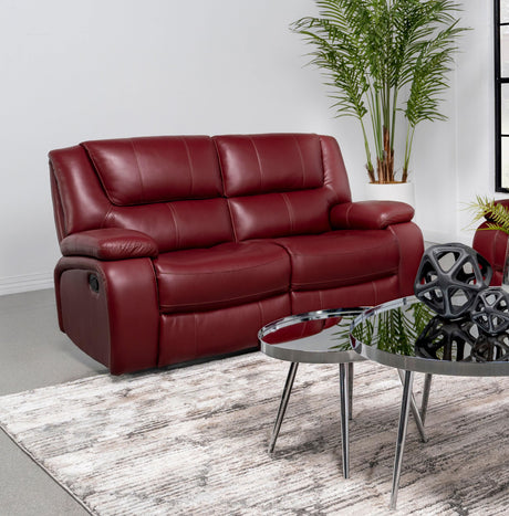 Motion Loveseat, Red