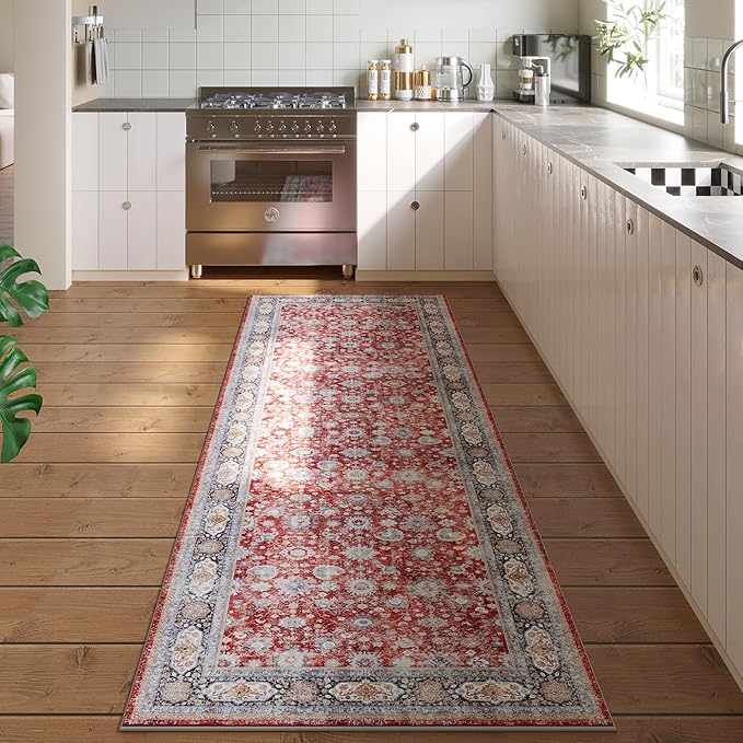 Area Rugs 8x10 Rug for Living Room Washable Boho Area Rug Non Slip Soft