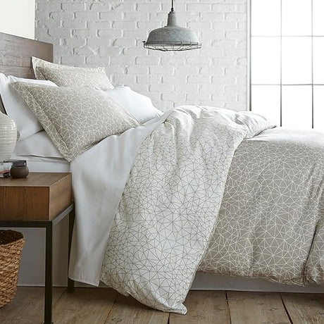 Oversized Comforter Bedding Set Down Alternative All-Season Warmth, Soft Reversible