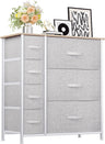 Fabric Dresser with 7 Drawers