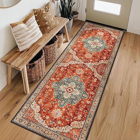 Boho Rug 3x5,Washable Area Rugs for Bedroom Living Room Kitchen