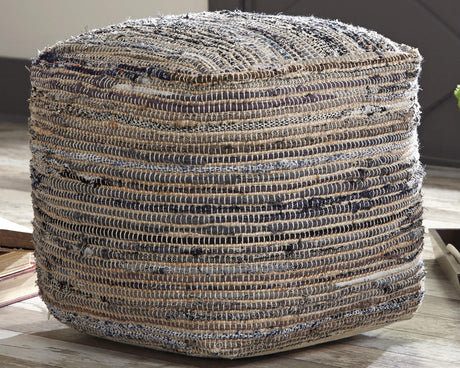 Signature Design by Ashley A1000550 Decorative Pouf, 0, Multi