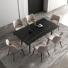 62.9'' to 94.4'' Extendable Dining Tables for 4 to 8 - New sintered Stone Material Rectangle