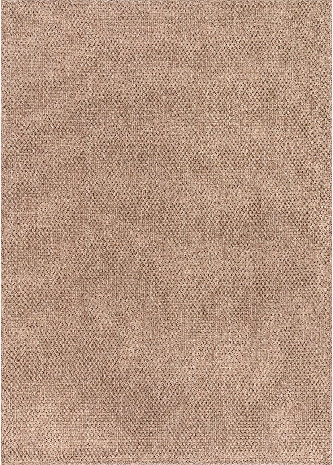 Easy Jute Rug 9x12, Indoor Outdoor Natural Color Farmhouse Area Rugs for Living Room
