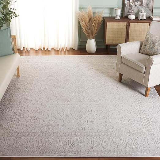 9x12 Area Rug - Reflection Collection Beige & Cream Non-Shedding