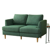 Loveseat - Mid Century Modern 65" Sofa, 2-Seat Upholstered Couch