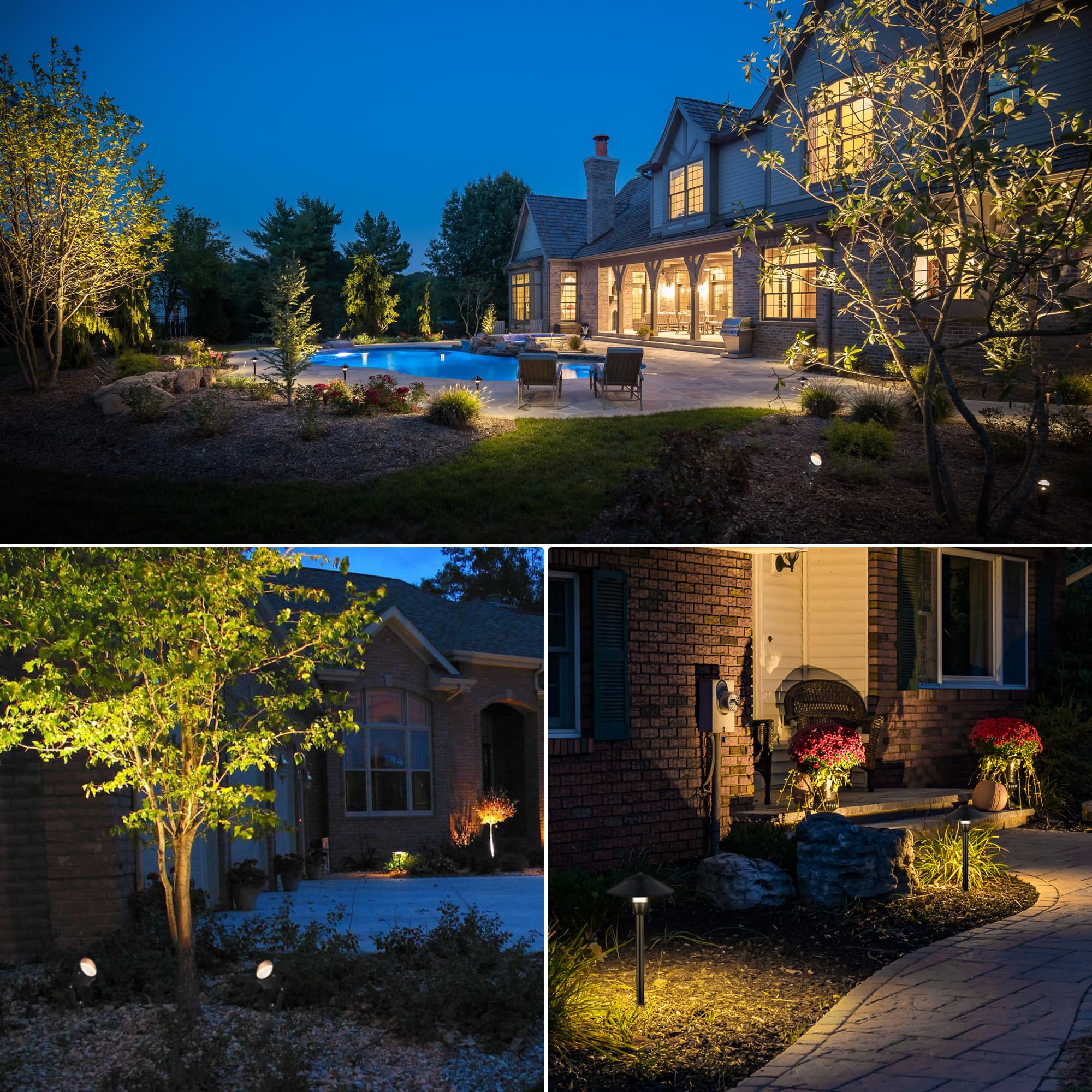 Landscape Lights 12V Aluminum Low Voltage Pathway Lights