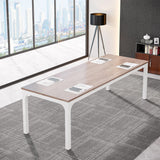 6.5FT Conference Table, 78.7 Inche Rectangle Meeting Seminar Table