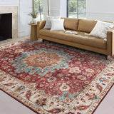 Machine Washable Area Rug Runner - Living Room Bedroom Bathroom Kitchen Entryway