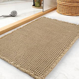 Waffle Bath Mat Rug, Super Absorbent Non Slip Bath Mats for Bathroom Mat