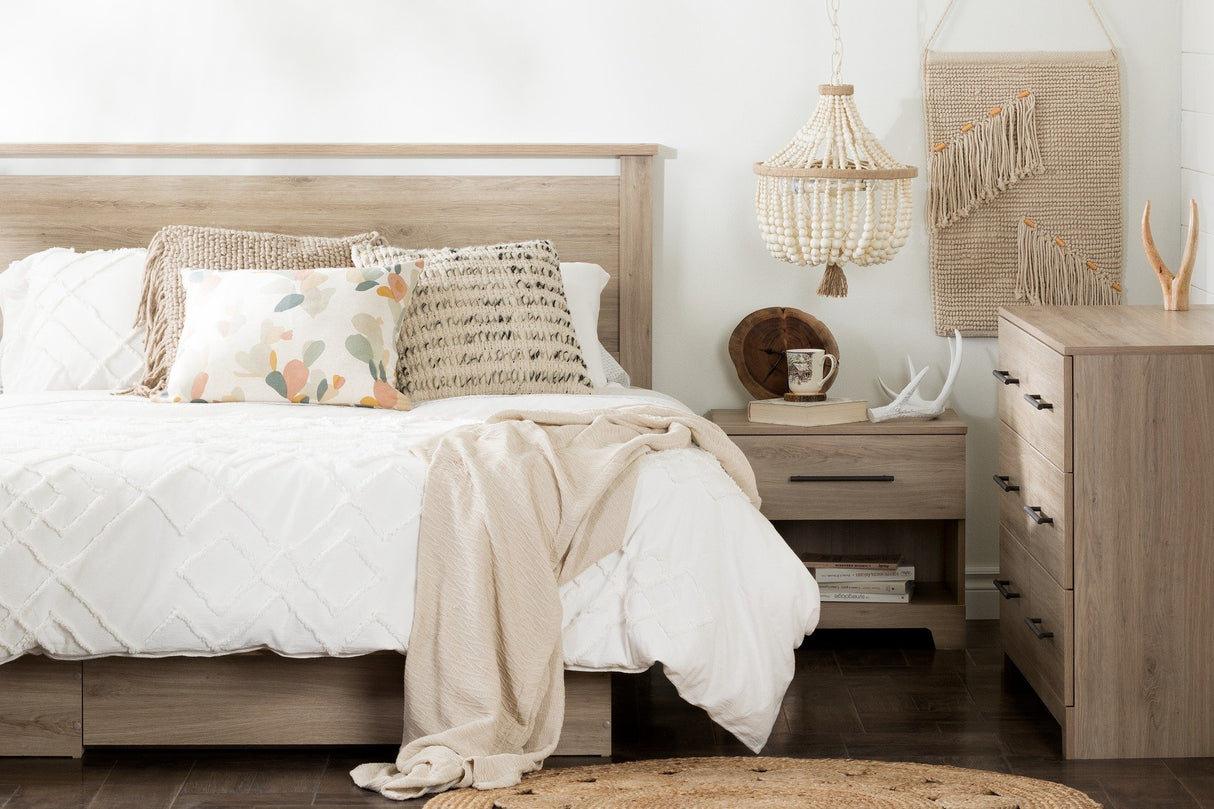 Primo 6-Drawer Double Dresser, Rustic Oak